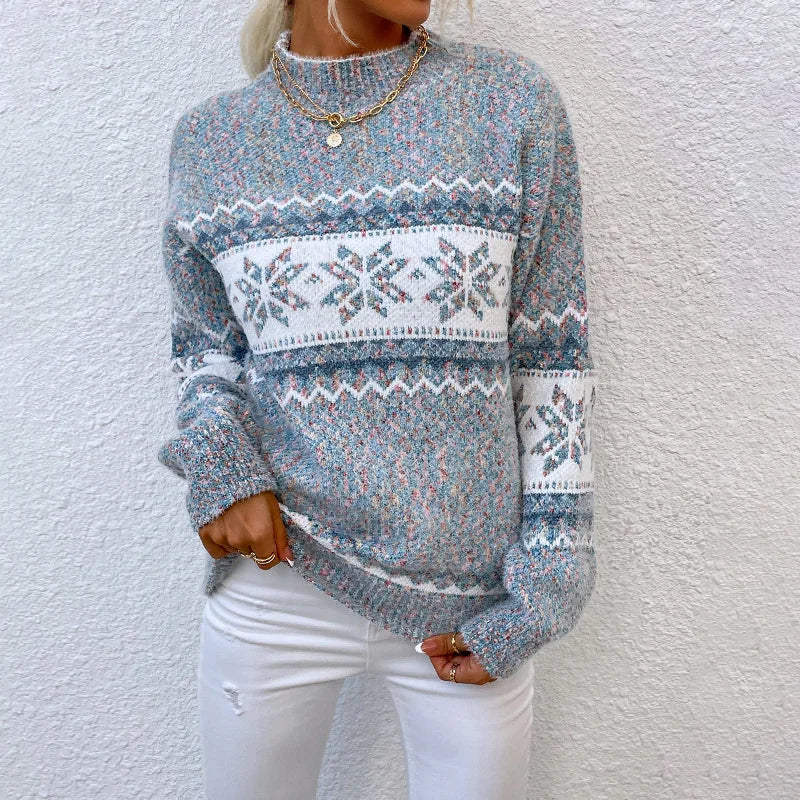 Zoe | Schneeflocken Pullover