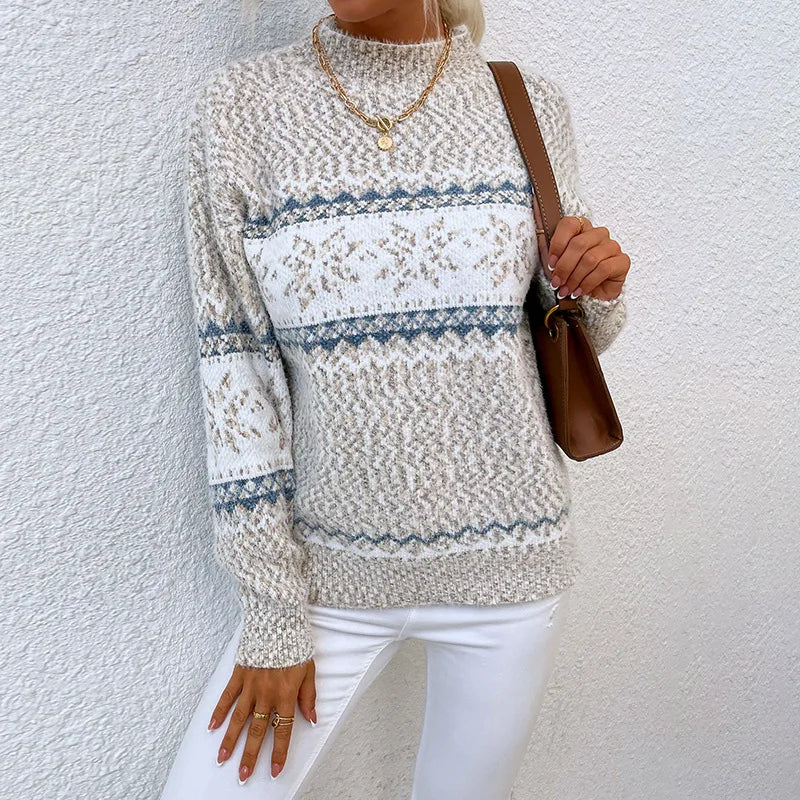 Zoe | Schneeflocken Pullover