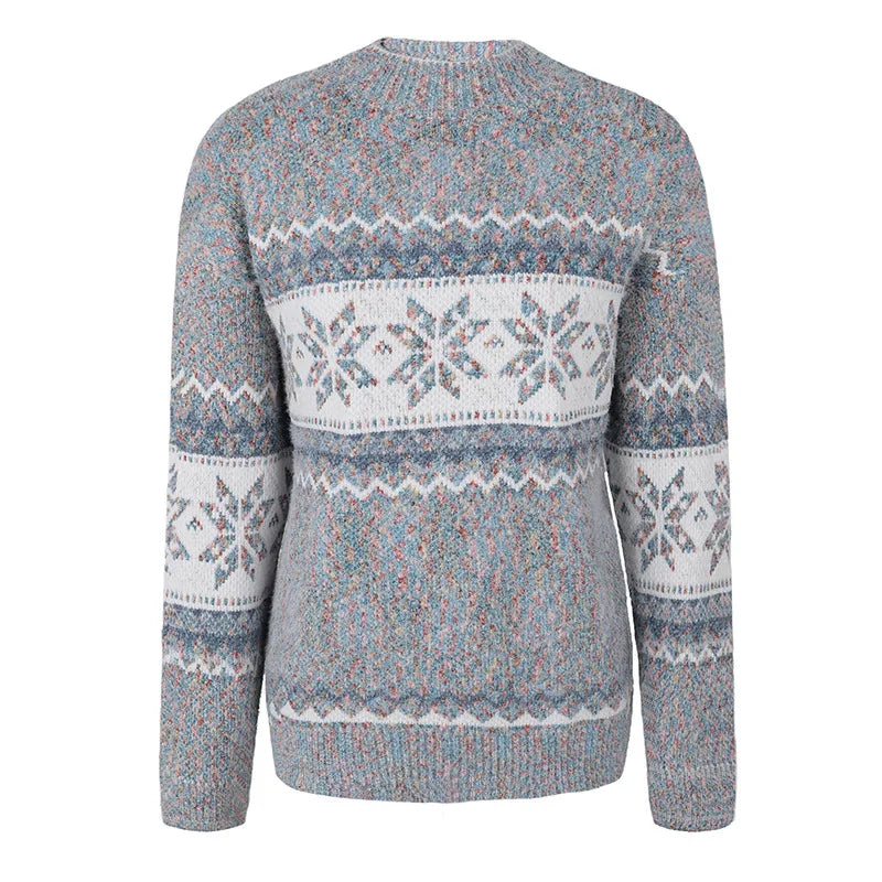 Zoe | Schneeflocken Pullover